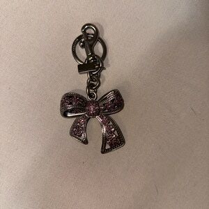 Coach bow charm